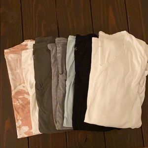 Isabel maternity shirt bundle 7 shirts, 1 tank